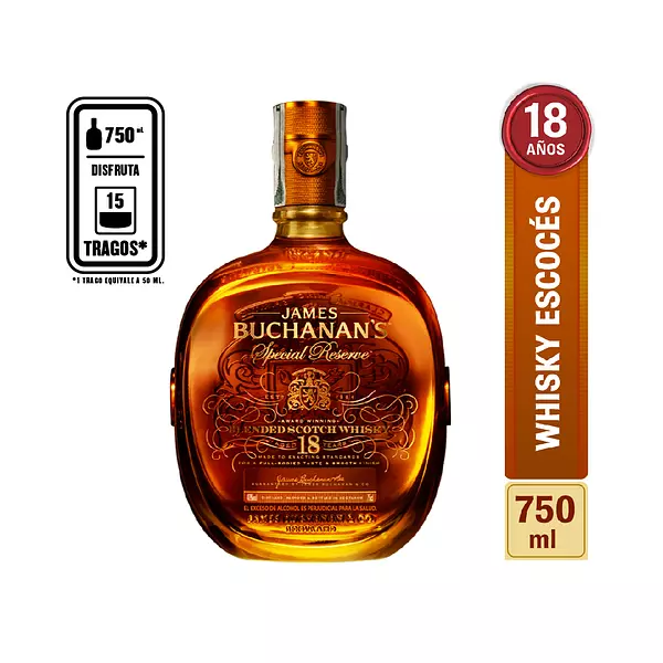 Whisky Buchanans 18 Años