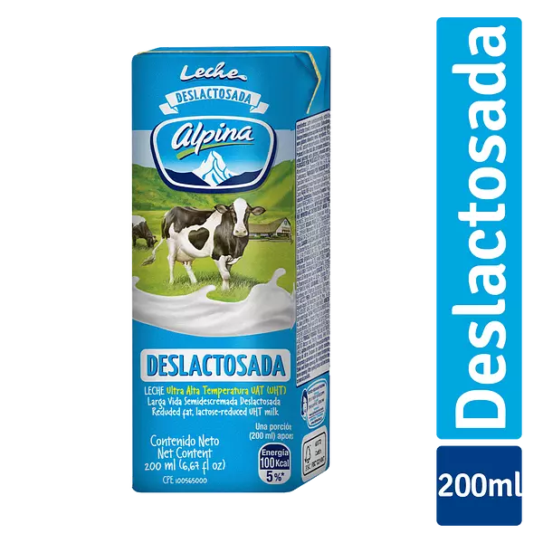 Crema de leche Alpina Caja 200 ml