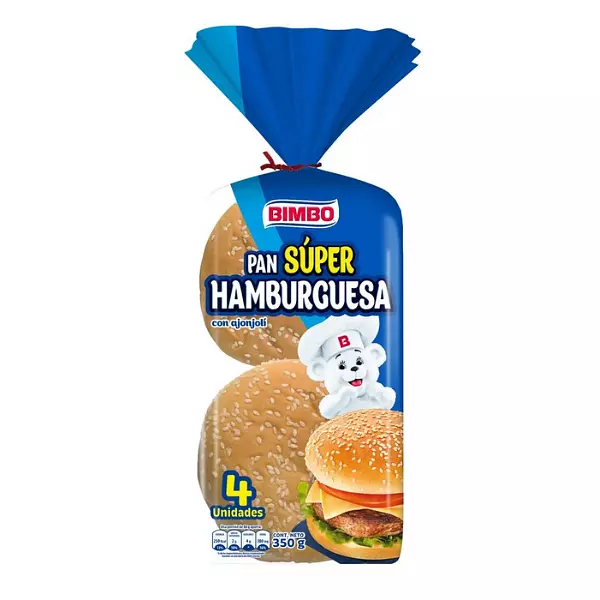 Pan Bimbo Hamburguesa