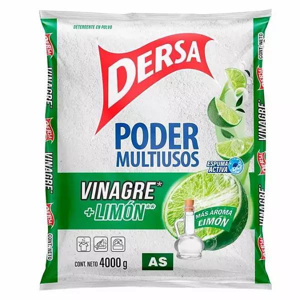 Detergente Dersa Polvo Vinagre Limon