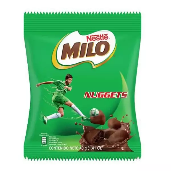 Chocolatina Milo Nuggest 40 Gr