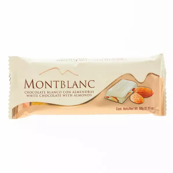 Chocolatina Montblanc Almendras