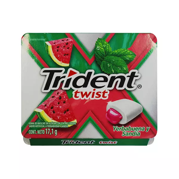 Chicles Trident Twist Yerbabuena