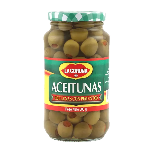 Aceituna La Coruña Rellena Pimenton