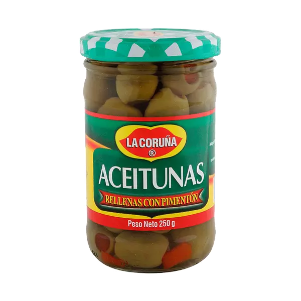 Aceituna La Coruña Rellena Pimenton