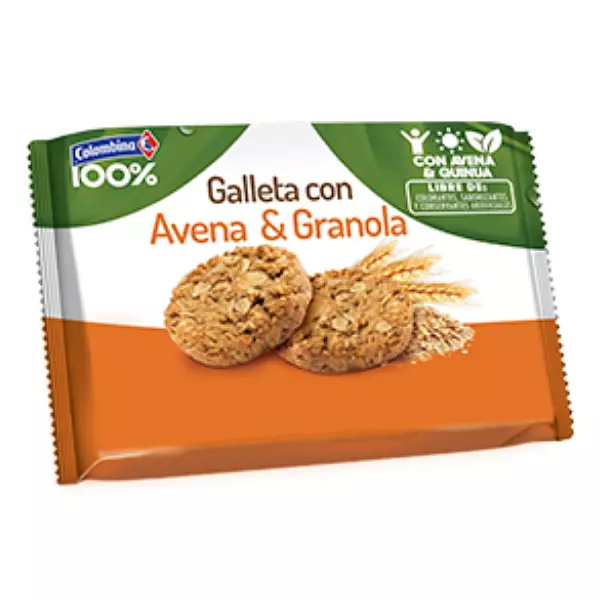 Galleta Colombina 100% Avena y Granos Ancestrales