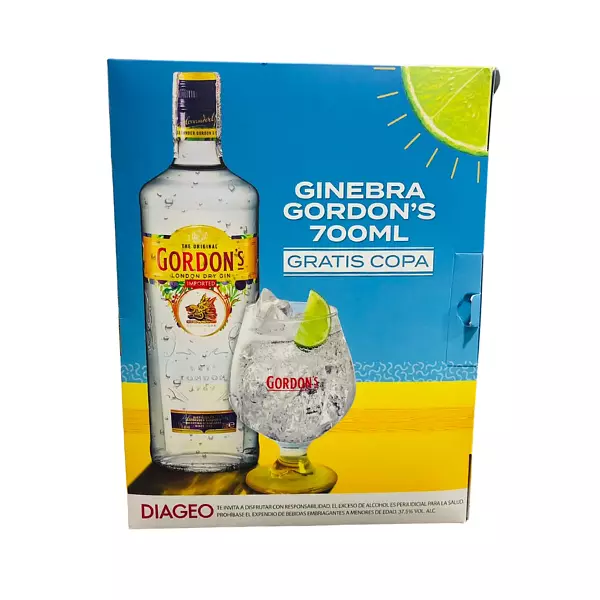 Oferta Estuche Ginebra Gordons Gratis Copa