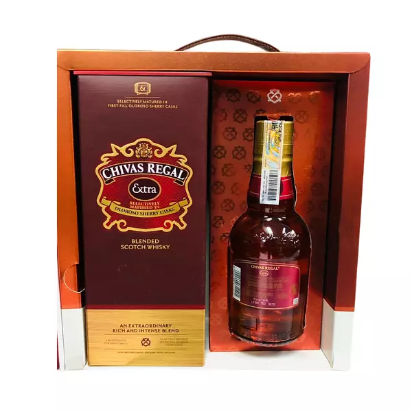 Estuche Whisky Chivas Regal Extra 700ml + 375ml