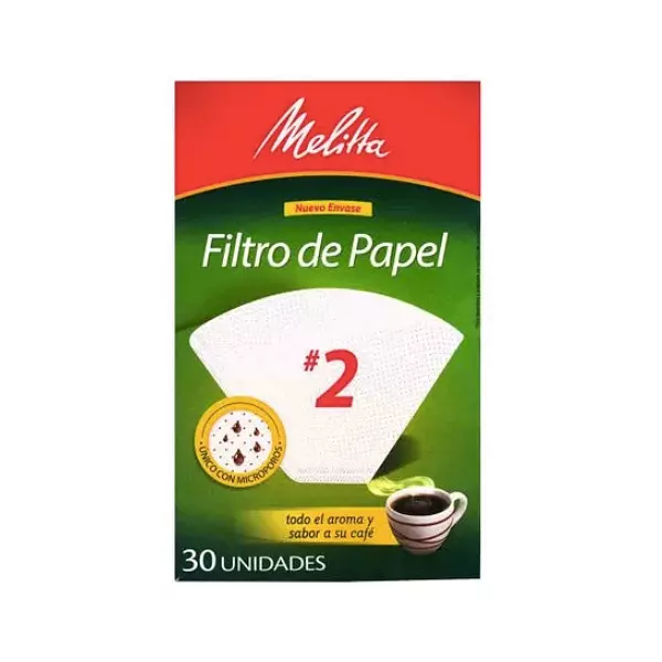 Filtro De Papel Para Cafe Melita #2