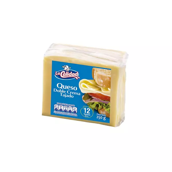 Queso La Calidad Doble Crema Tajado