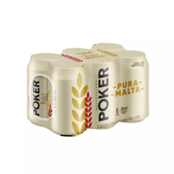 Cerveza Poker Pura Malta