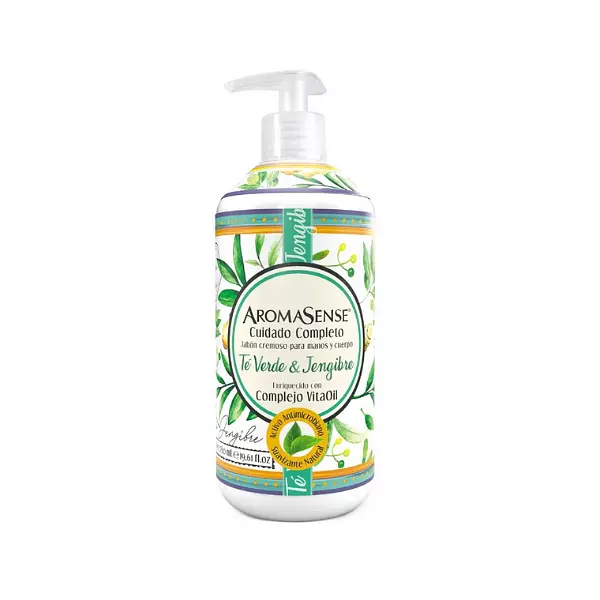 Jabon Liquido Aromasense Te Verde Jengibre