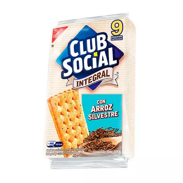 Galleta Club Social Arroz Silvestre