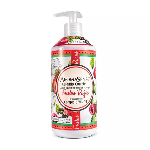 Jabon Liquido Aromasense Frutos Rojos