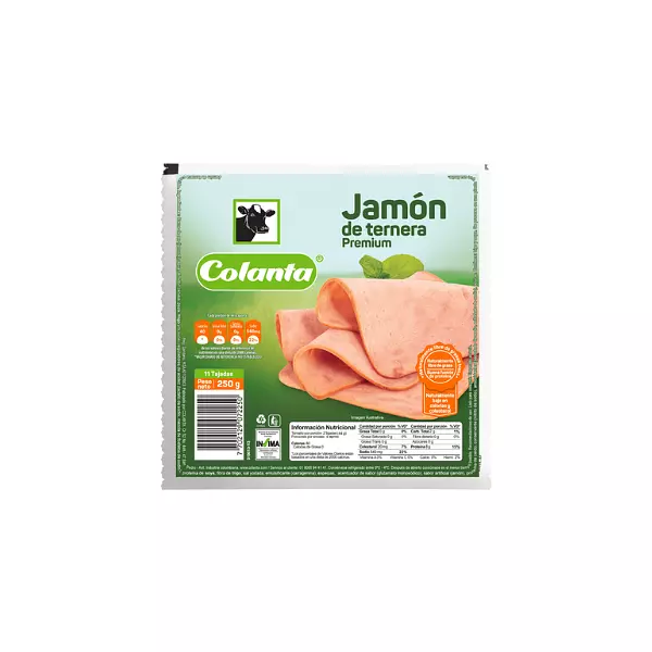 Jamon Colanta de Ternera Tajado