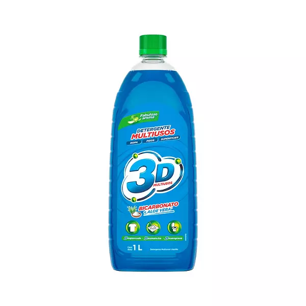 Detergente Liquido 3 D Multiusos