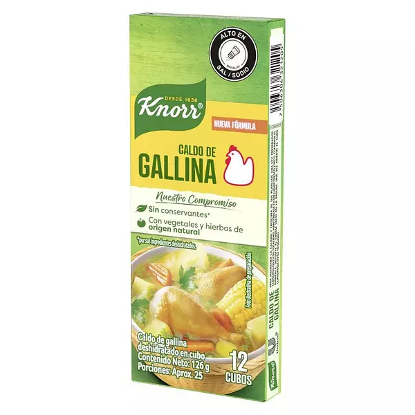 Caldo Knorr Gallina